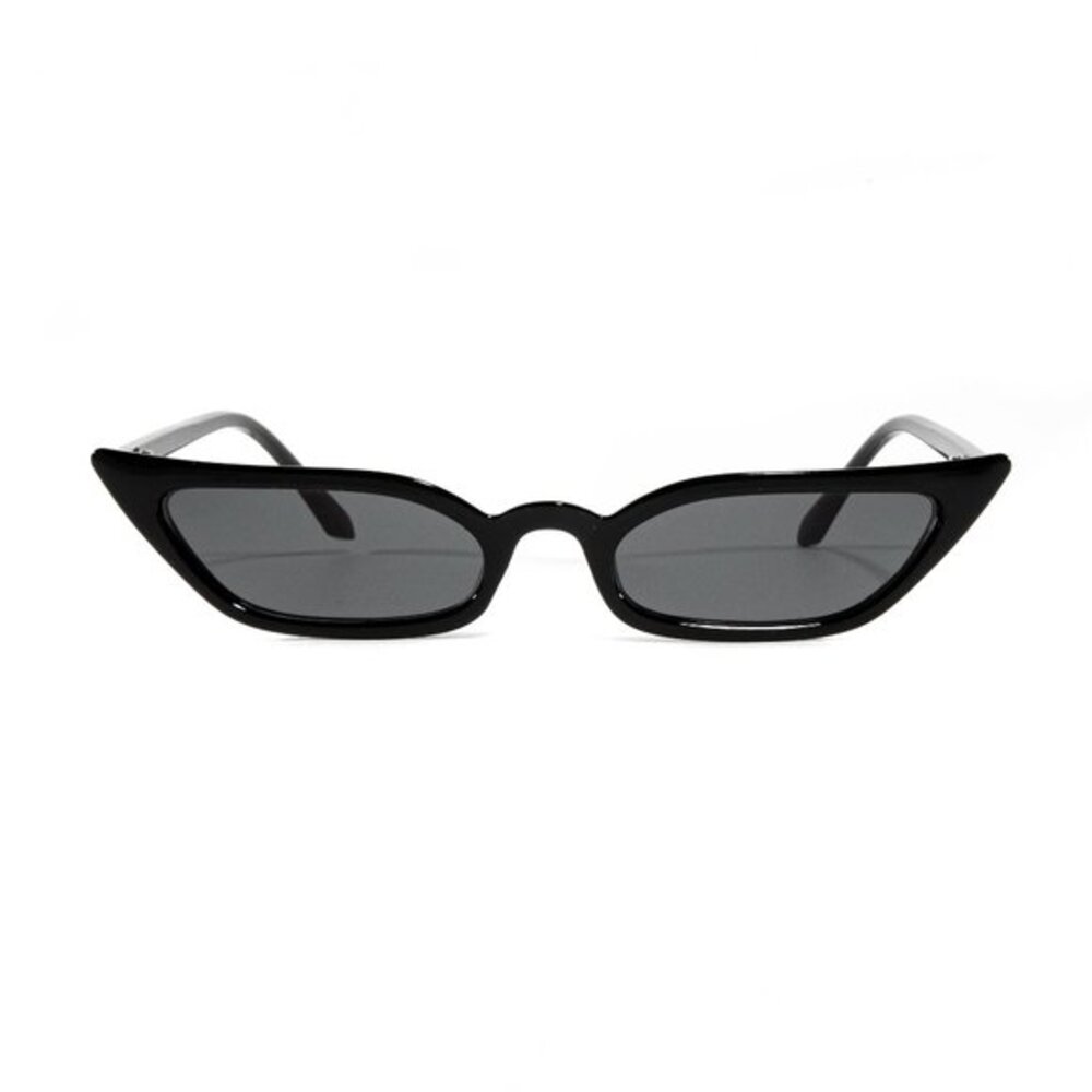 Black Retro Cateye Cat Eye Sunglasses UV Protection